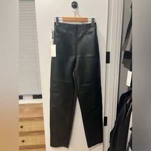 Aritzia leather pants